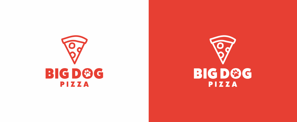 Big Dog Pizza Logo Design