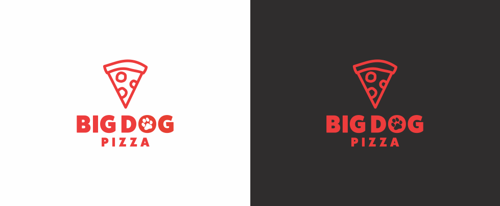Big Dog Pizza Logo Design