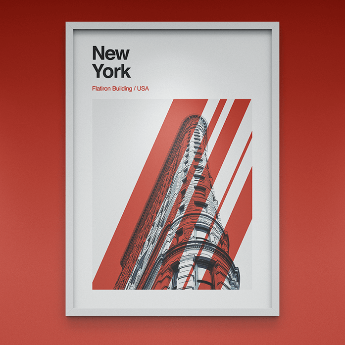 New York Flatiron Building Posters