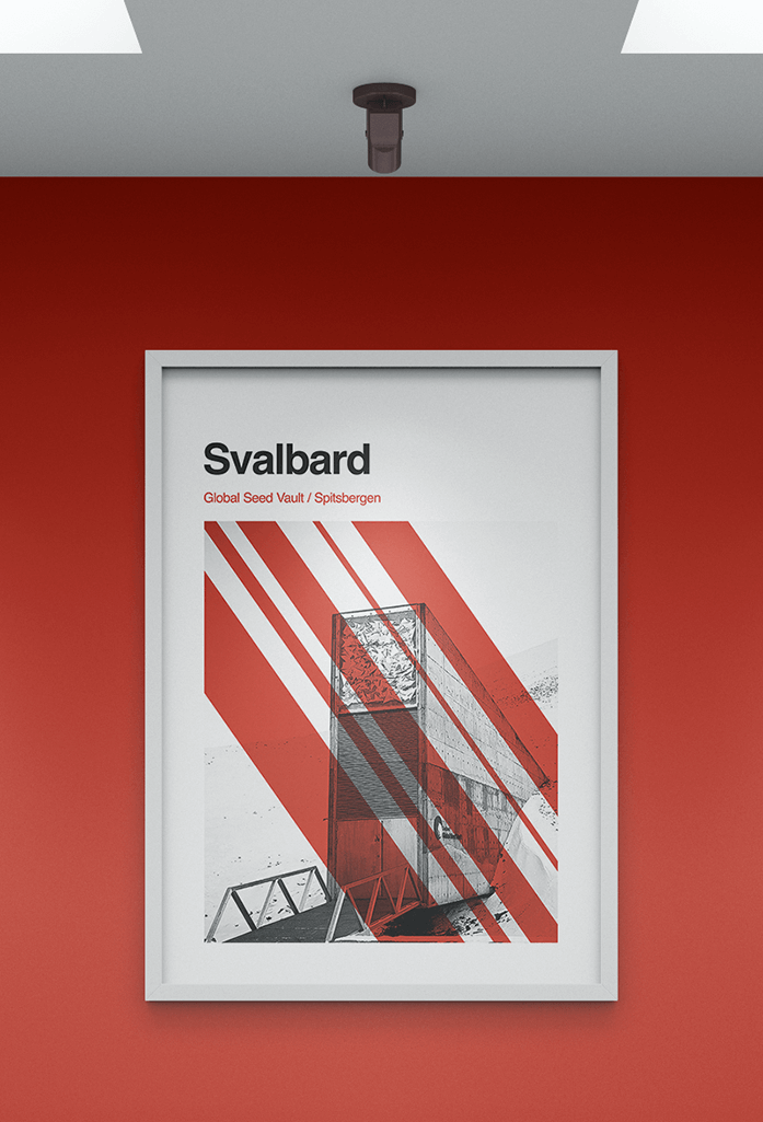 Global Seed Vault Svalbard Poster